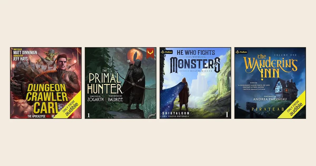 Preview: Best LitRPG Audiobooks: 12 Series Listeners Name Most (Audiobooks)