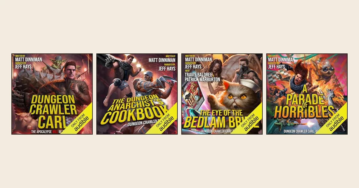 Preview: Dungeon Crawler Carl Audiobook Guide: 8 Books, 159 Hours (Audiobooks)